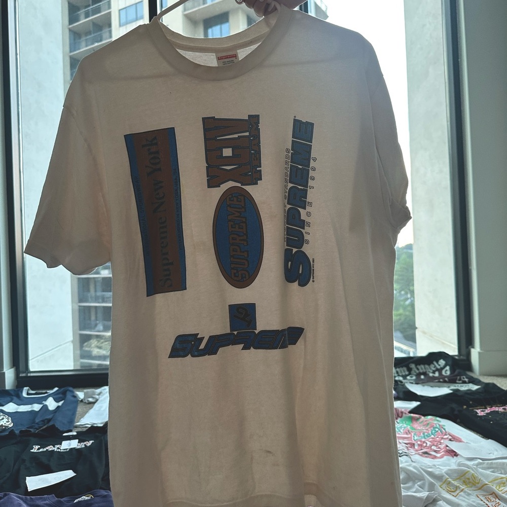 Supreme white tee